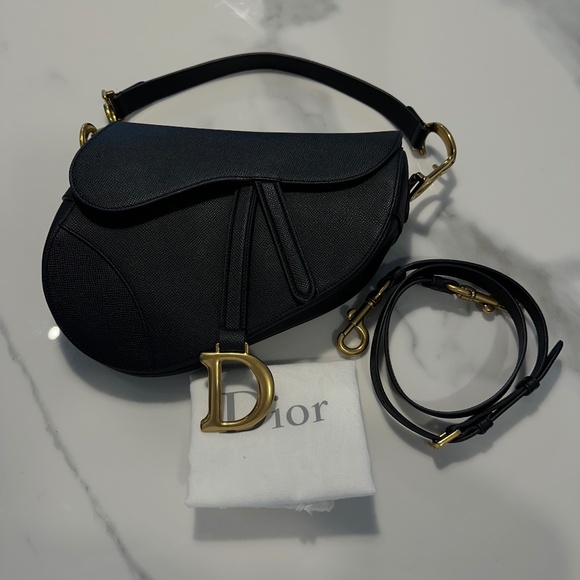 Dior Black Grained Calfskin - Picture 1 of 11